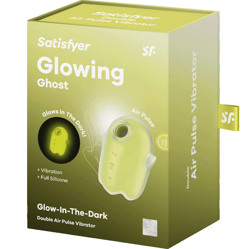 SATISFYER - GHOST AIR PULSE &amp; VIBRATEUR JAUNE