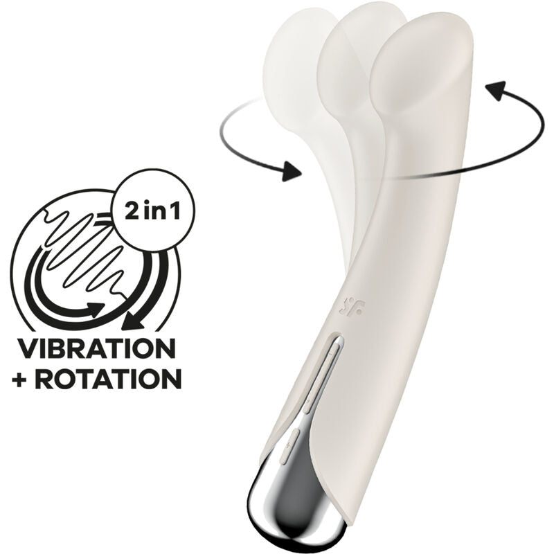 SATISFYER - SPINNING G-SPORT 1 VIBRATEUR ROTATEUR ROUGE