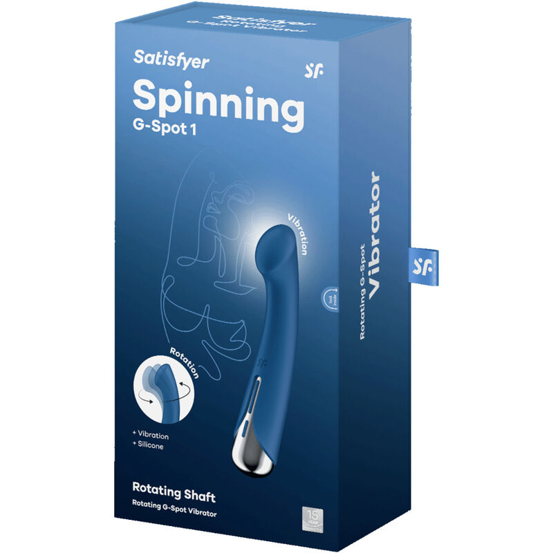 SATISFYER - SPINNING G-SPORT 1 VIBRATEUR ROTATEUR ROUGE