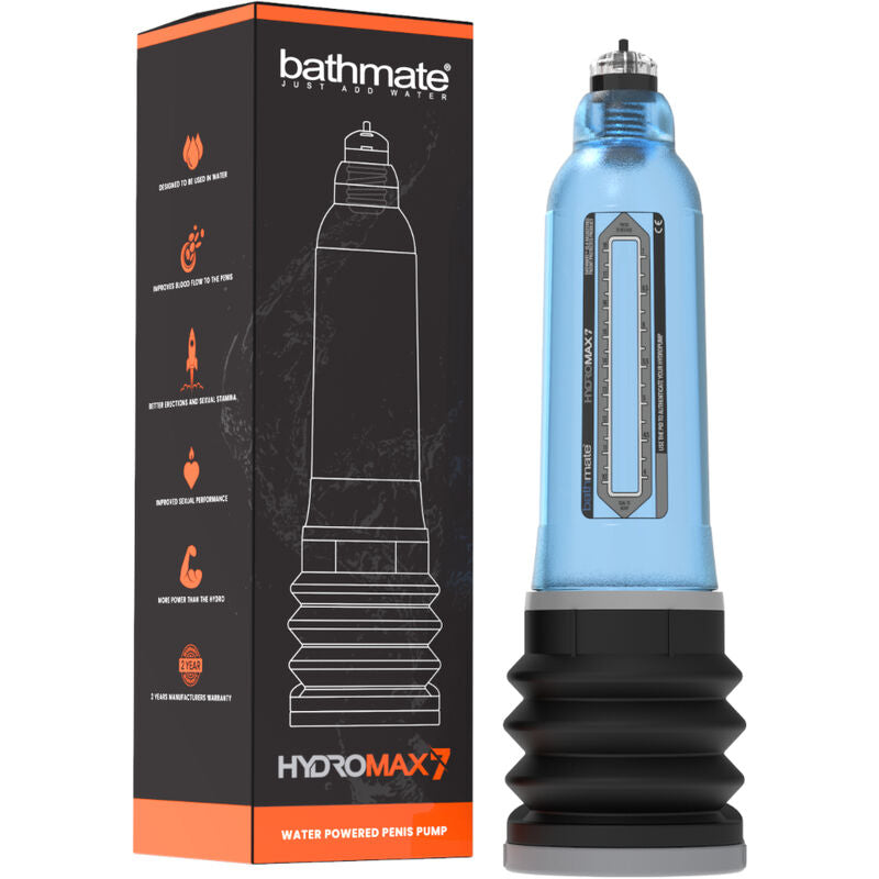 BATHMATE - POMPE D'AGRANDISSEMENT DU PÉNIS HYDROMAX 7 BLEU