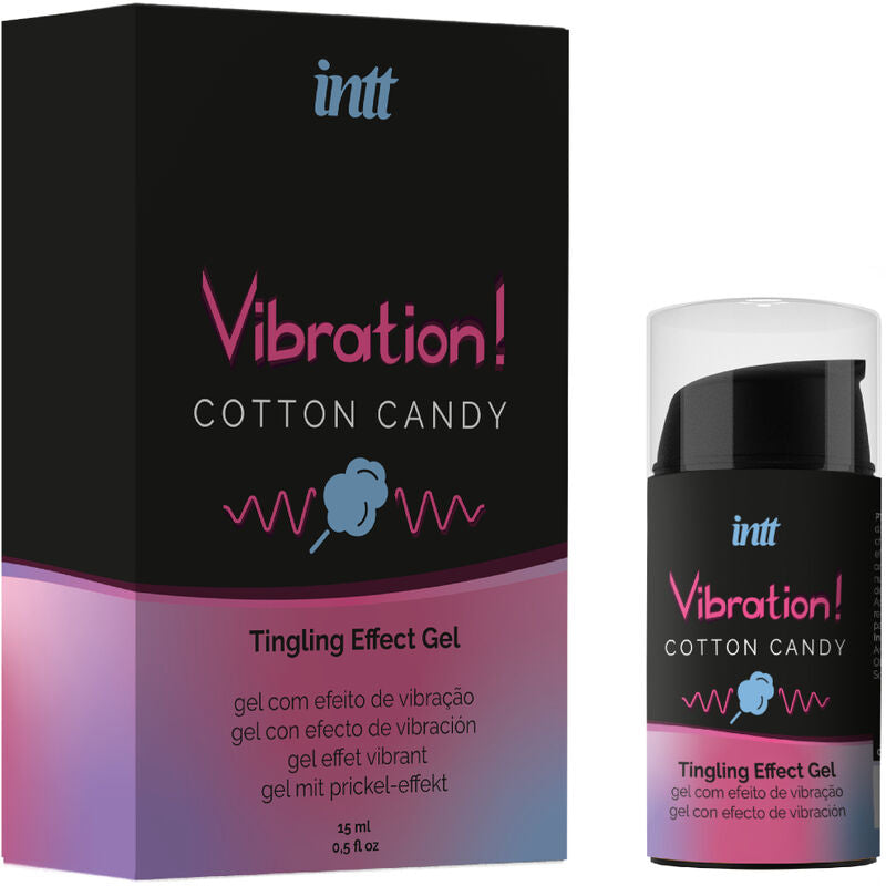 INTT - GEL UNISEXE EFFET VIBRANT COTON SUCRE 15 ML