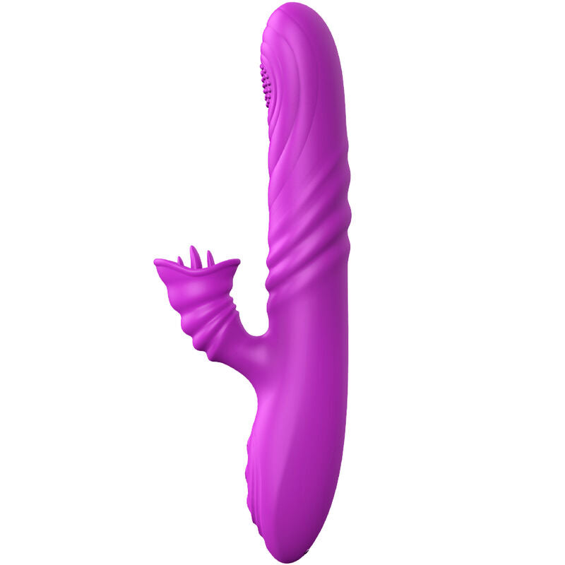 ARMONY - VIBRATEUR MULTIFONCTION ANGELIA A EFFET CHALEUR STIMULANT LANGUE VIOLET