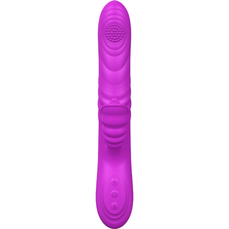 ARMONY - VIBRATEUR MULTIFONCTION ANGELIA A EFFET CHALEUR STIMULANT LANGUE VIOLET