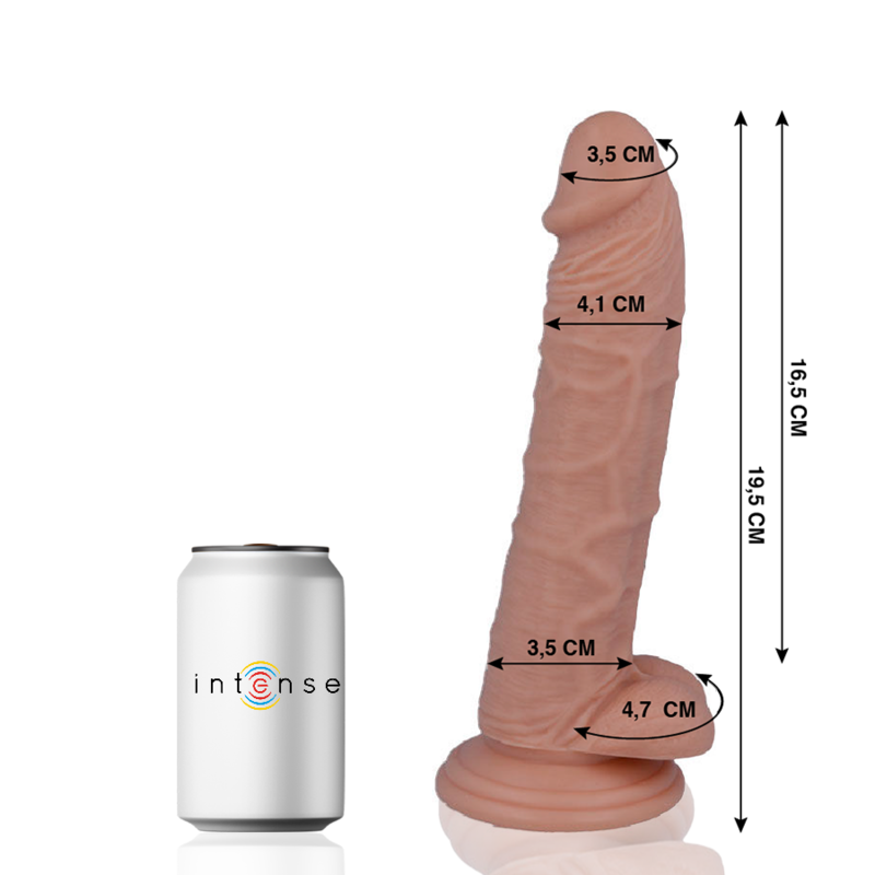 MR INTENSE - 15 PÉNIS RÉALISTE 19,5 CM -OU- 4,1 CM