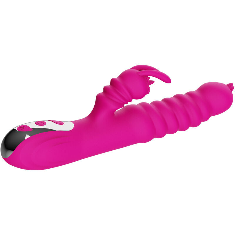 ARMONY - VIBRATEUR MULTIFONCTION RABBIT DOUBLE LANGUE FUCHSIA EFFET CHALEUR