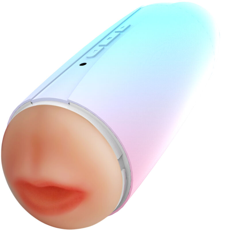 ARMONY - RAINBOW DOUBLE VIBRATING MASTURBATOR FOR VAGINA AND MOUTH