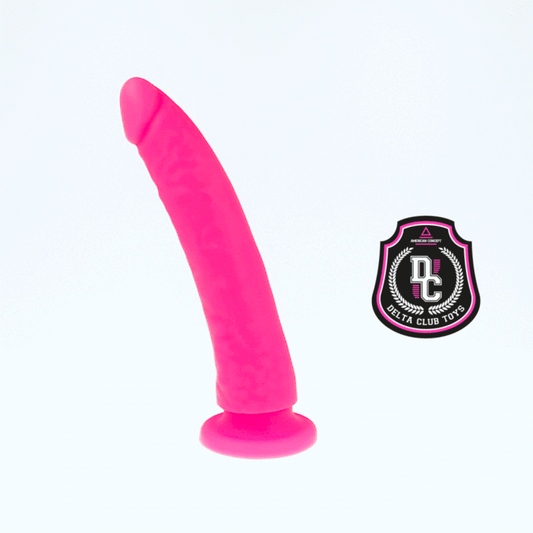 DELTA CLUB - GODE MÉDICAL TOYS ROSE EN SILICONE 17 CM -OU- 3 CM