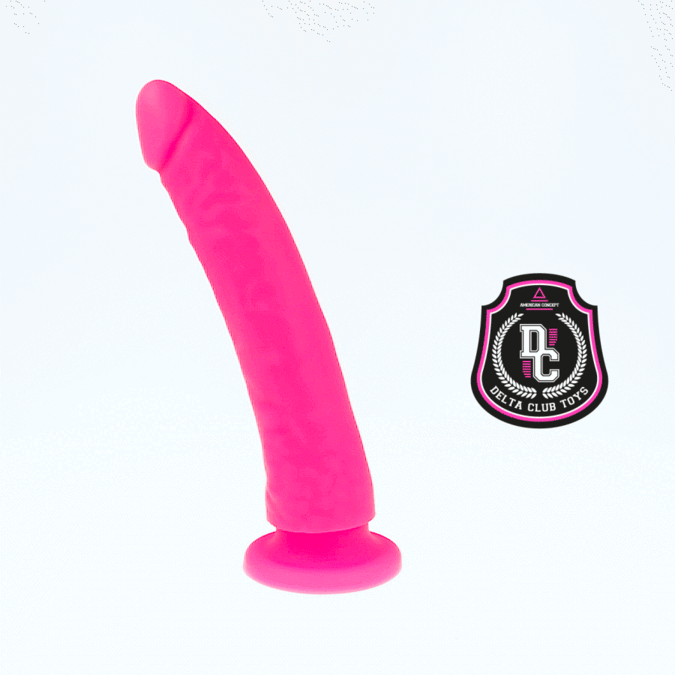 DELTA CLUB - GODE MÉDICAL TOYS ROSE EN SILICONE 20 CM -OU- 4 CM