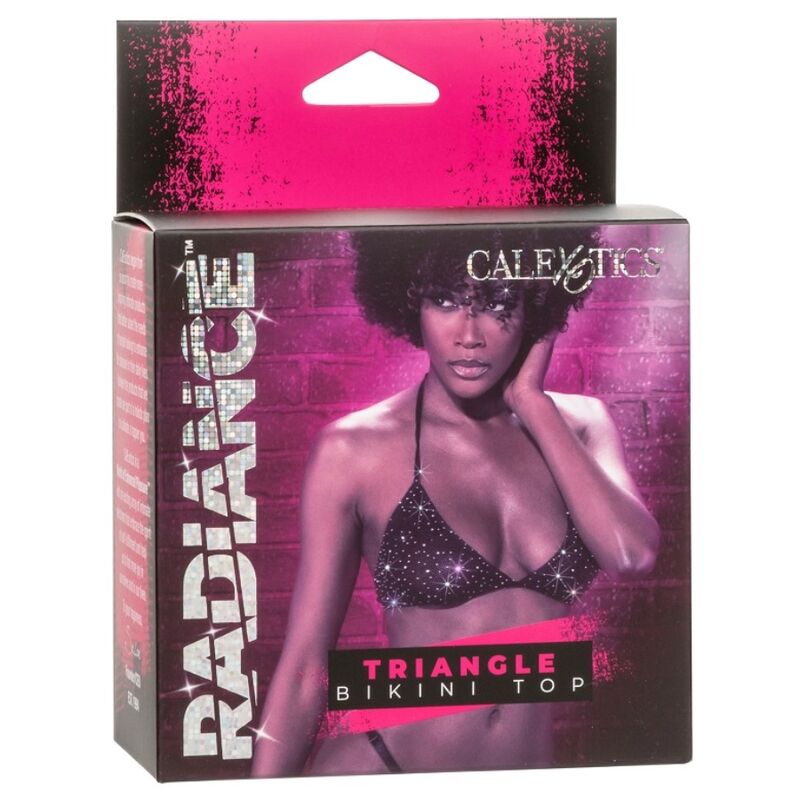 CALEXOTICS - RADIANCE TOP BIKINI A TRIANGOLO RHINE