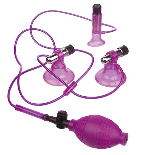 FETISH FANTASY SERIES - TRIPLE VIBRANT SUCTION CUP