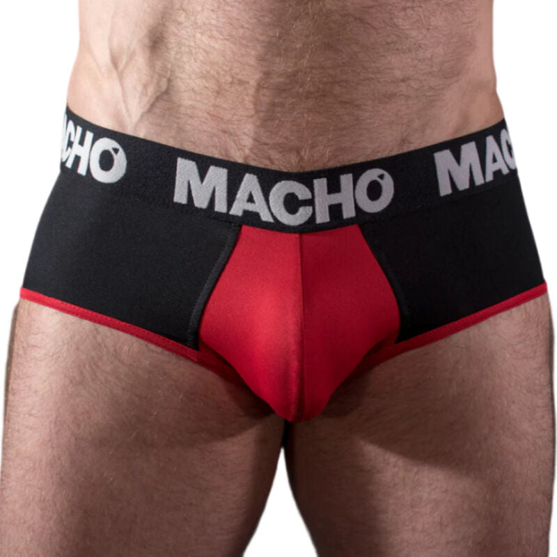 MACHO - MS26N BRIEF BLACK/RED S