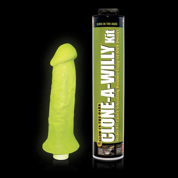 CLONE A WILLY - CLONEUR DE PÉNIS WILLY LUMINESCENT VERT AVEC VIBRATEUR