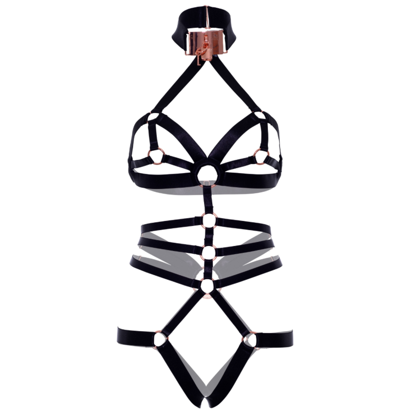 LEG AVENUE - CROTCHLESS ELASTIC HARNESS