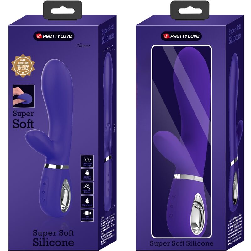 PRETTY LOVE - VIBRATEUR MULTIFONCTION THOMAS PURPLE G-SPOT