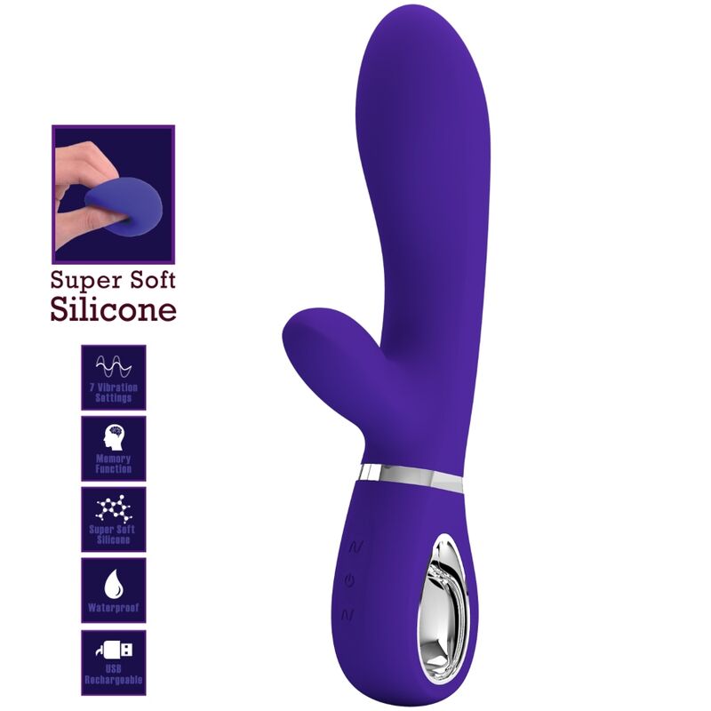 PRETTY LOVE - VIBRATEUR MULTIFONCTION THOMAS PURPLE G-SPOT