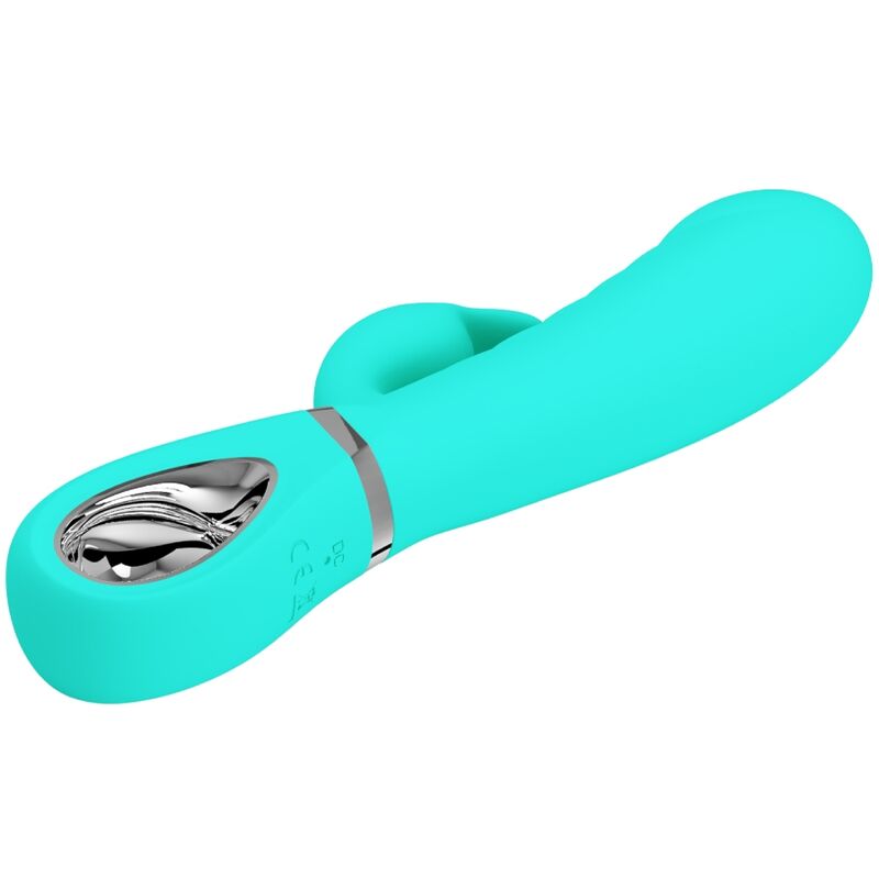 PRETTY LOVE - VIBRATORE MULTIFUNZIONE G-SPOT PRESCOTT VERDE ACQUA