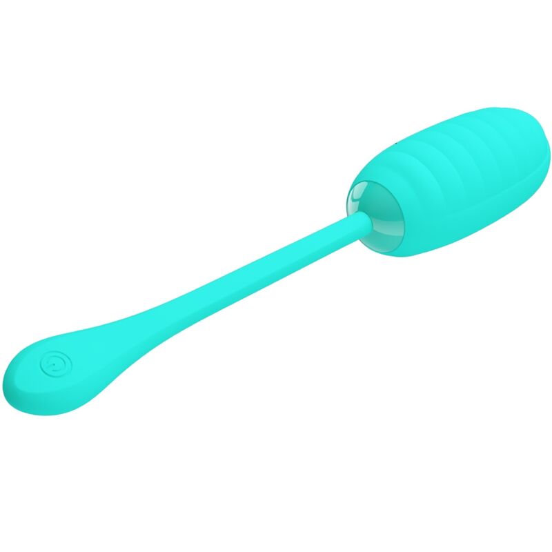 PRETTY LOVE - KIRK RECHARGEABLE VIBRATING EGG AQUA