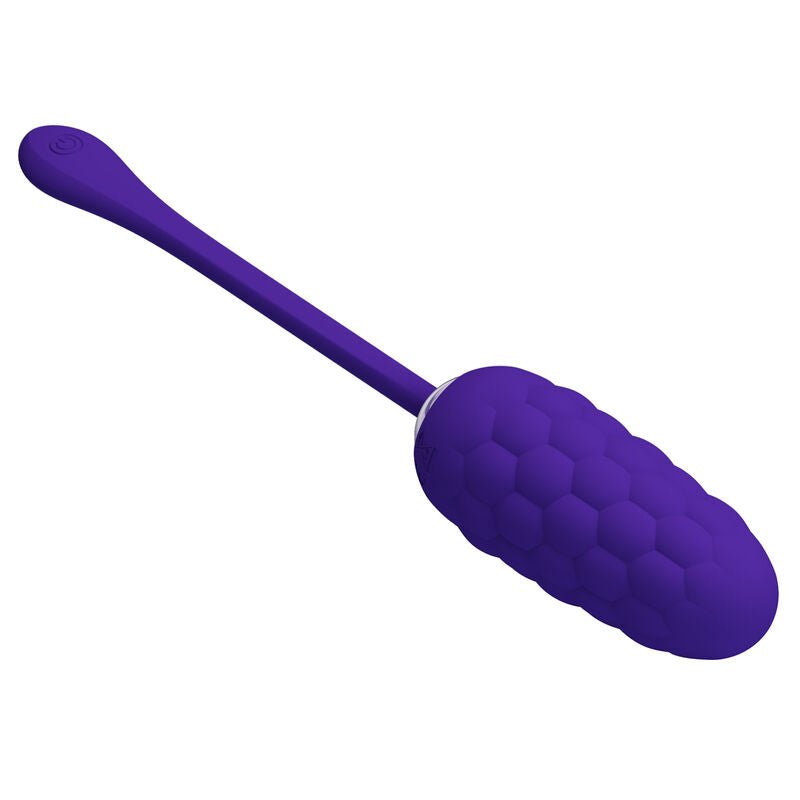 PRETTY LOVE - OEUF VIBRANT À TEXTURE MARINE RECHARGEABLE VIOLET