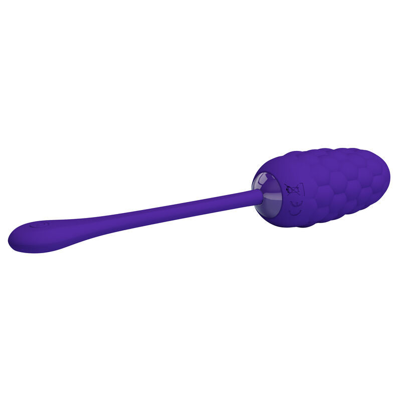 PRETTY LOVE - OEUF VIBRANT À TEXTURE MARINE RECHARGEABLE VIOLET