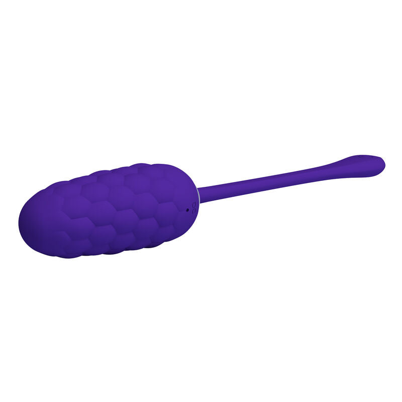 PRETTY LOVE - OEUF VIBRANT À TEXTURE MARINE RECHARGEABLE VIOLET