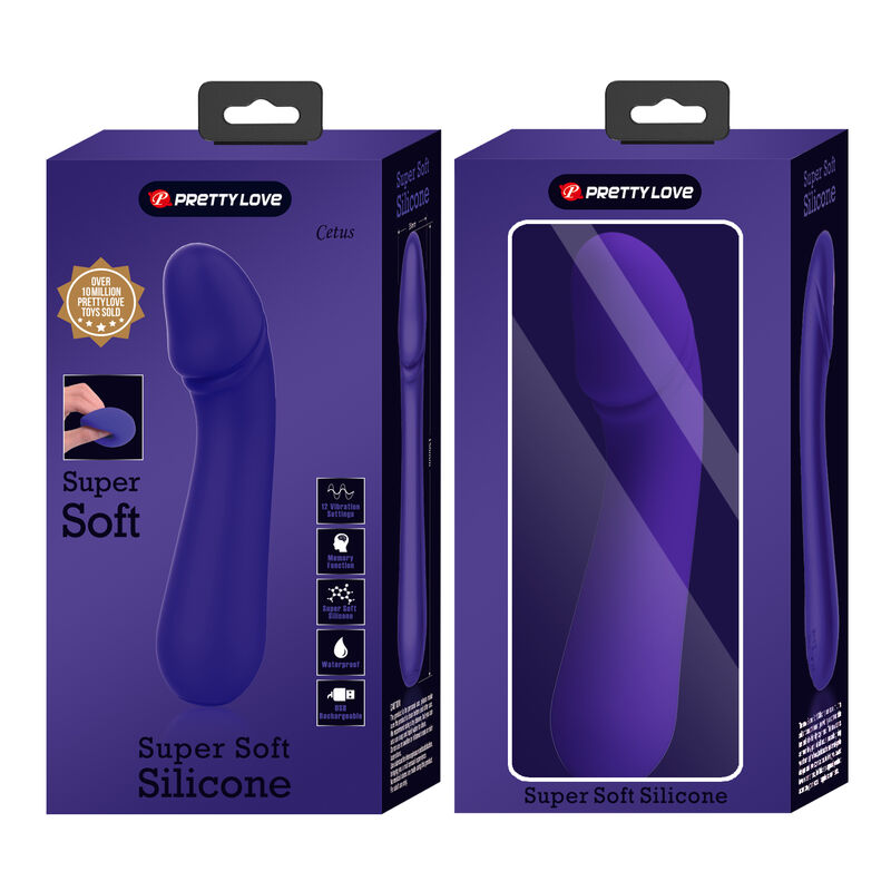 PRETTY LOVE - RECHARGEABLE VIBRATOR CETUS PURPLE