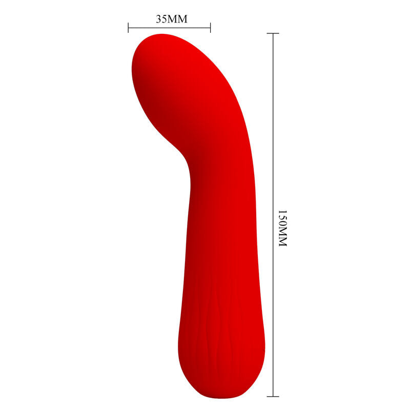 PRETTY LOVE - FAUN RED RECHARGEABLE VIBRATOR