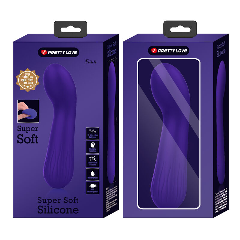 PRETTY LOVE - VIBRATEUR RECHARGEABLE FAUNE VIOLET