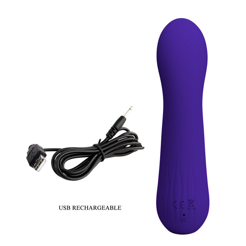 PRETTY LOVE - VIBRATEUR RECHARGEABLE FAUNE VIOLET