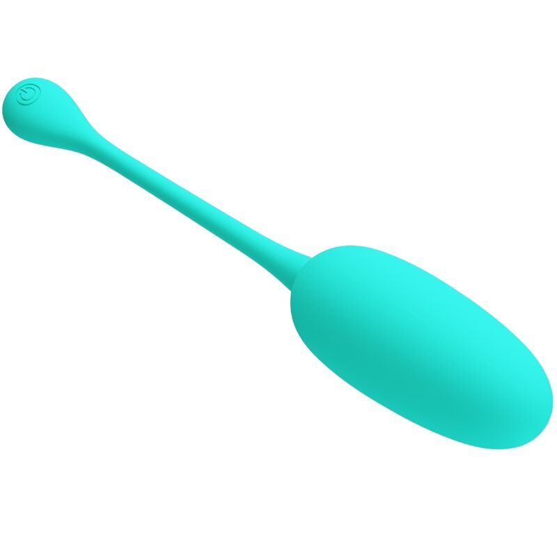 PRETTY LOVE - RECHARGEABLE VIBRATING EGG KNUCKER AQUA GREEN