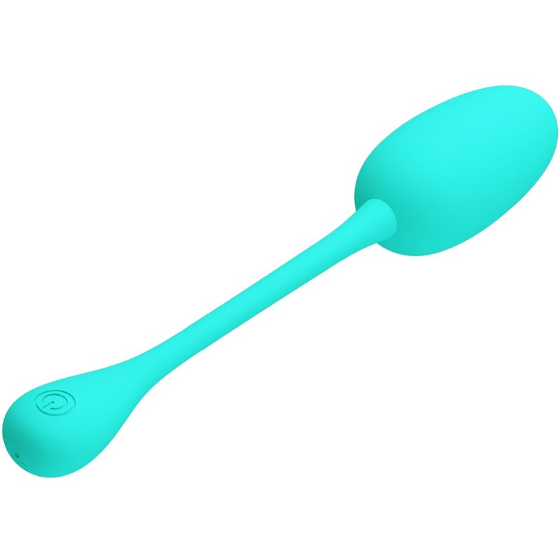 PRETTY LOVE - RECHARGEABLE VIBRATING EGG KNUCKER AQUA GREEN