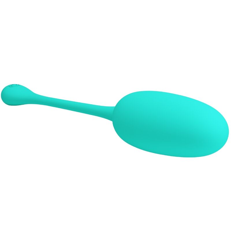 PRETTY LOVE - RECHARGEABLE VIBRATING EGG KNUCKER AQUA GREEN