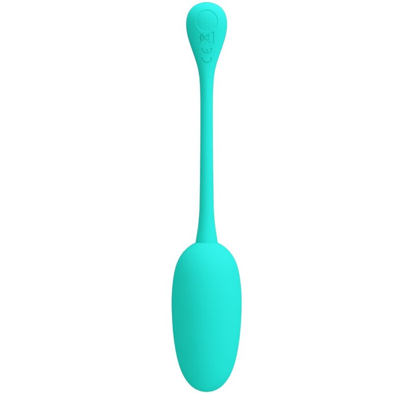 PRETTY LOVE - RECHARGEABLE VIBRATING EGG KNUCKER AQUA GREEN