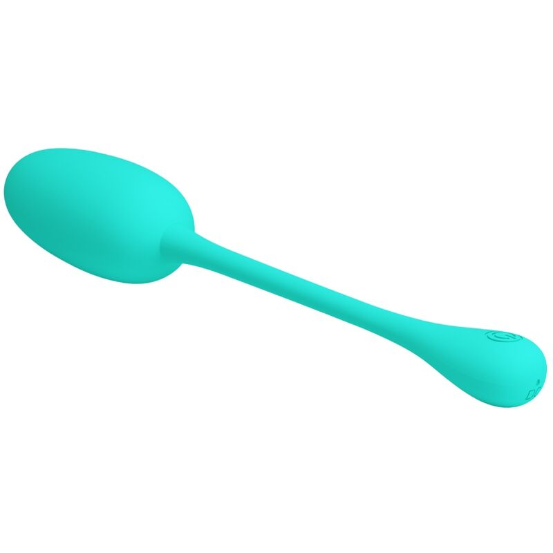 PRETTY LOVE - RECHARGEABLE VIBRATING EGG KNUCKER AQUA GREEN