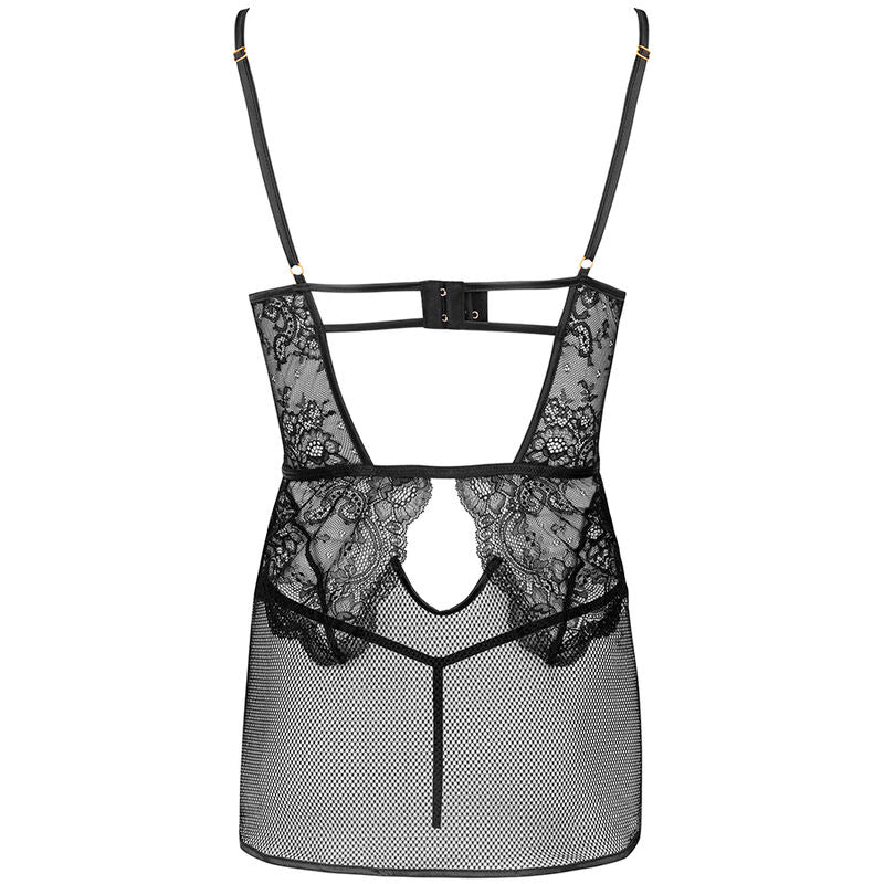 LIVCO CORSETTI FASHION - CHEMISE + PORTE-DOCUMENTS BARIRIN LC 90633 NOIR