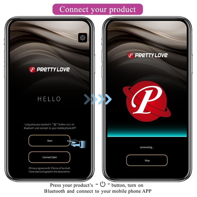 PRETTY LOVE - PLUG ANALE CONTROLLATO DA APP JEFFERSON VIOLA