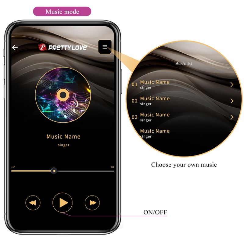 PRETTY LOVE - BILLY TELECOMANDO VIBRAZIONE VIOLA APP GRATUITA