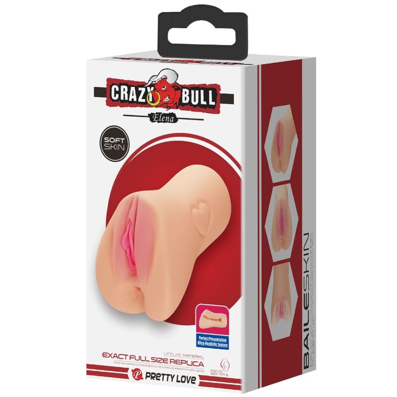 CRAZY BULL - MASTUBADOR EN FORME DE VAGIN D'ELENA