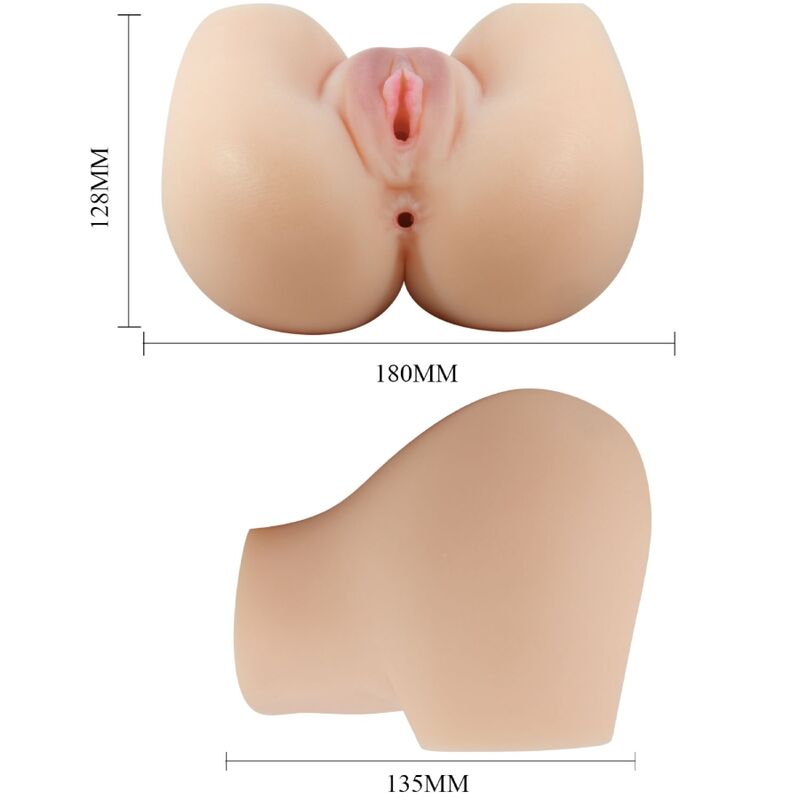 CRAZY BULL - MILA VIBRATOR FOR REALISTIC VAGINA AND ANUS