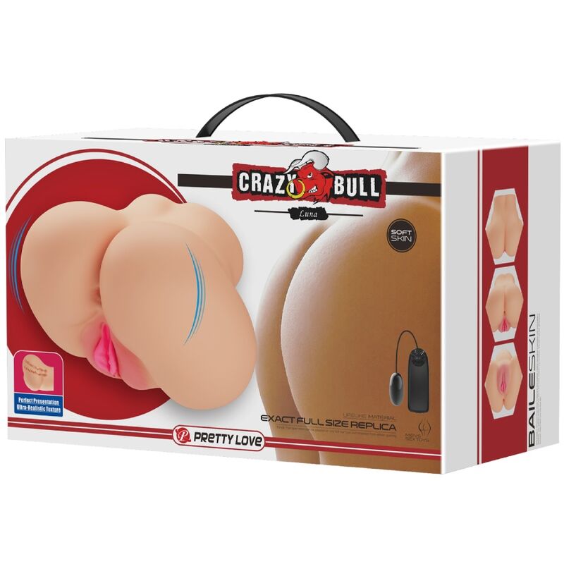 CRAZY BULL - VIBRATEUR RÉALISTE POUR VAGIN ET ANUS LUNA