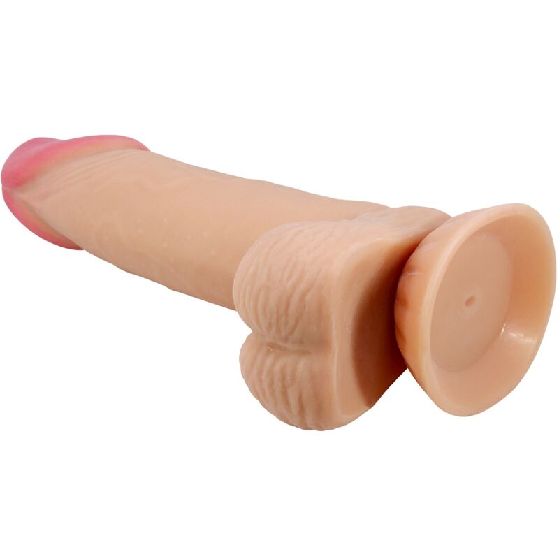 PRETTY LOVE - GODE RÉALISTE SÉRIE SLIDING SKIN AVEC VENTOUSE COULISSANTE 19,4 CM