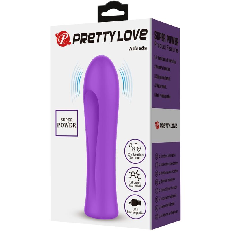 PRETTY LOVE - ALFREDA VIBRATORE SUPER POWER AQUA VIOLA