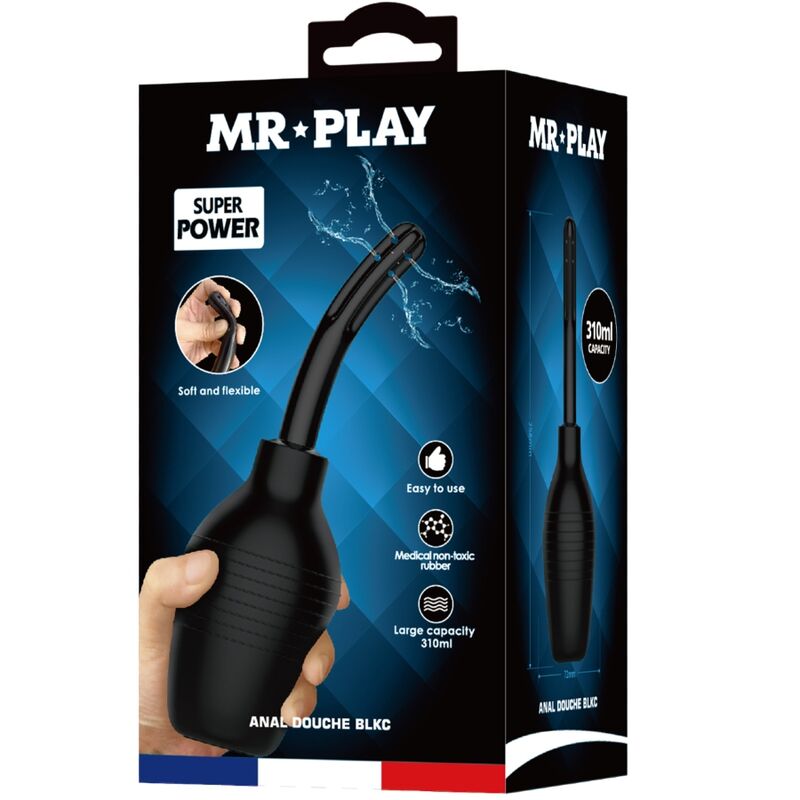 MR PLAY - DOCCIA ANALE BLKC SUPER POWER NERO