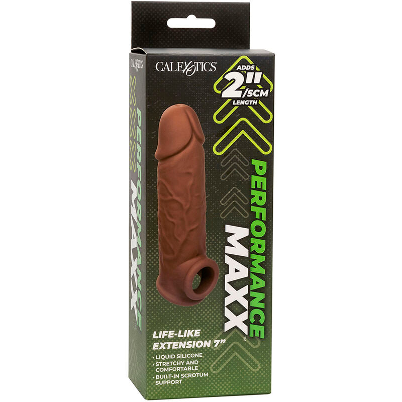 CALEXOTICS - PERFORMANCE MAXX EXTENSION LIFELIKE 7 PEAU MARRON