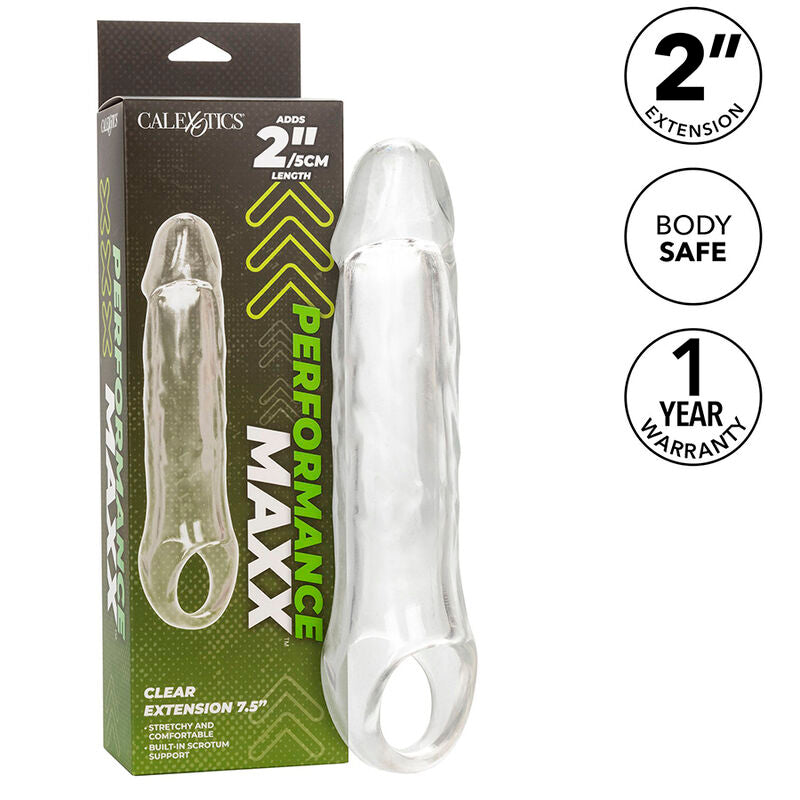 CALEXOTICS - EXTENSION PERFORMANCE MAXX CLEAR 7.5 TRANSPARENTE