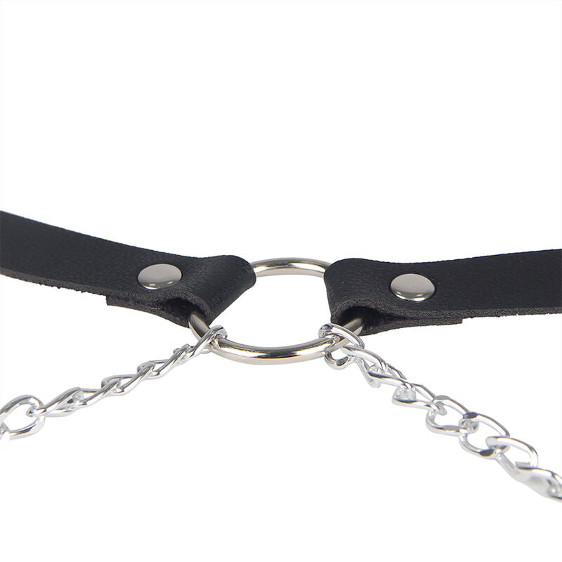 SUBBLIME - BLACK LEATHER BELT ONE SIZE FITS ALL