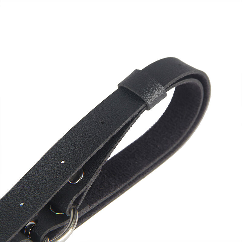 SUBBLIME - BLACK LEATHER BELT ONE SIZE FITS ALL