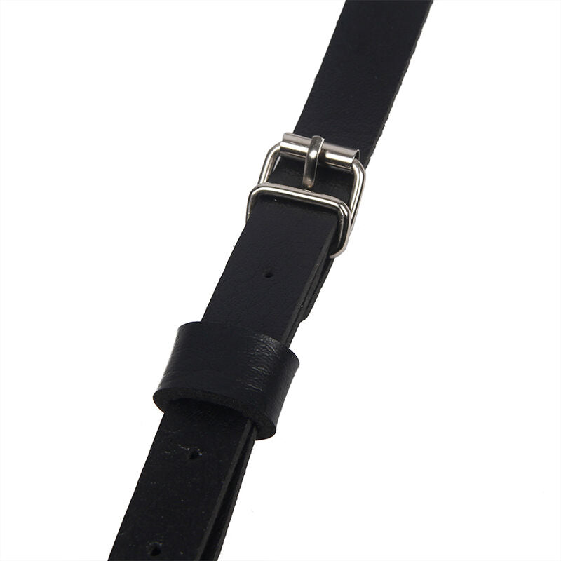 SUBBLIME - BLACK LEATHER RING HARNESS ONE SIZE FITS ALL