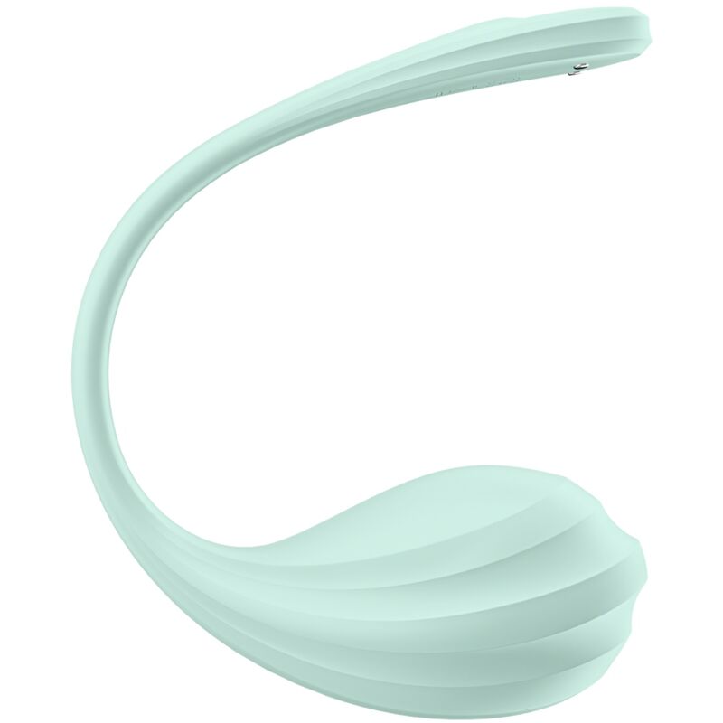 SATISFYER - STIMULATEUR G-SPOT LISSE PÉTALE AQUA GREEN APPLICATION GRATUITE