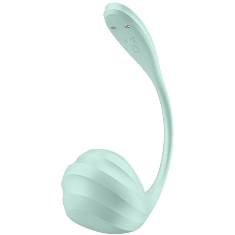 SATISFYER - STIMULATEUR G-SPOT LISSE PÉTALE AQUA GREEN APPLICATION GRATUITE