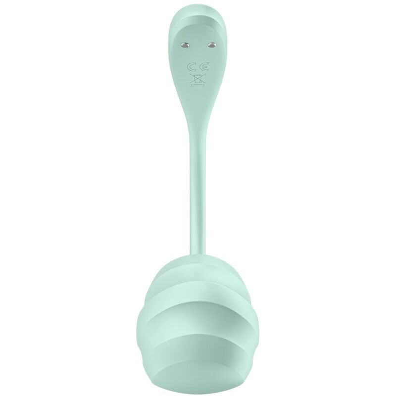 SATISFYER - STIMULATEUR G-SPOT LISSE PÉTALE AQUA GREEN APPLICATION GRATUITE